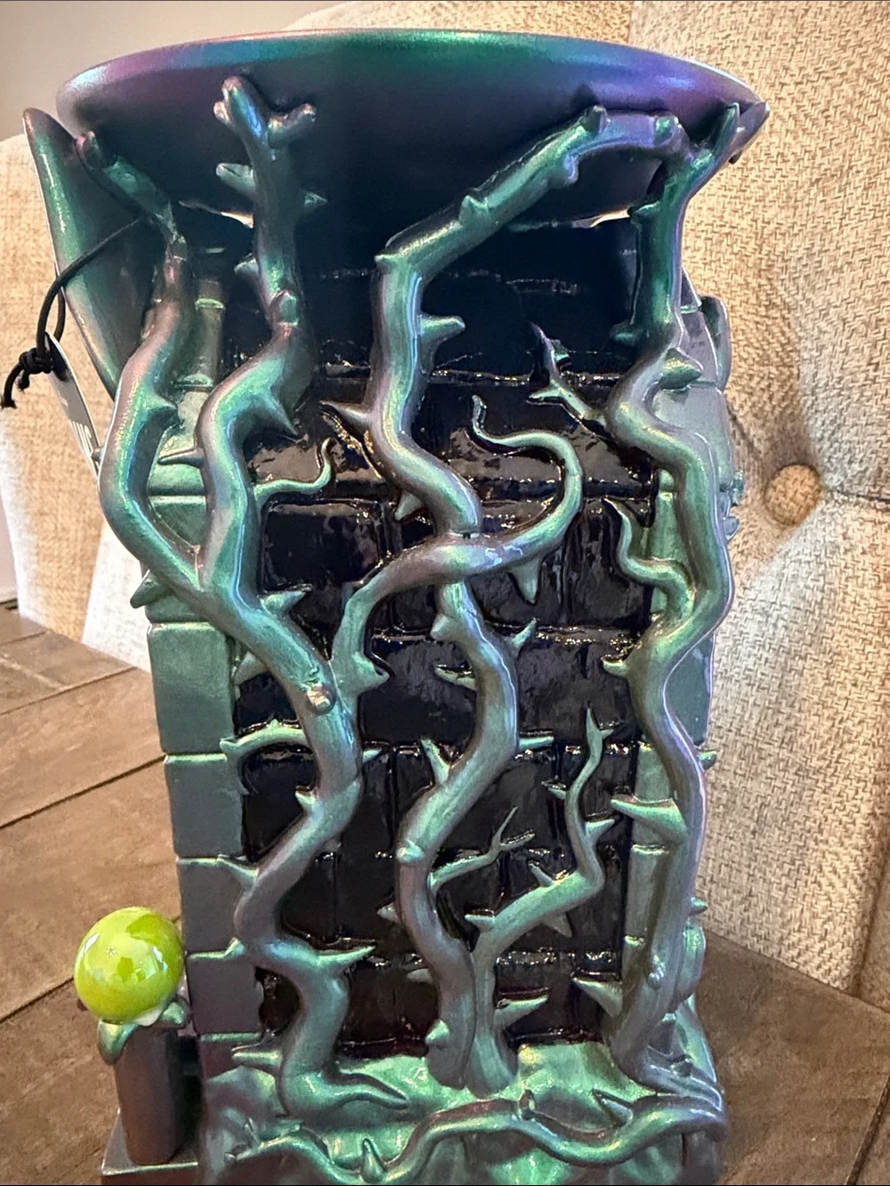Bath & Body Works Maleficent Shadowbox Pedestal Disney Villains Collection New